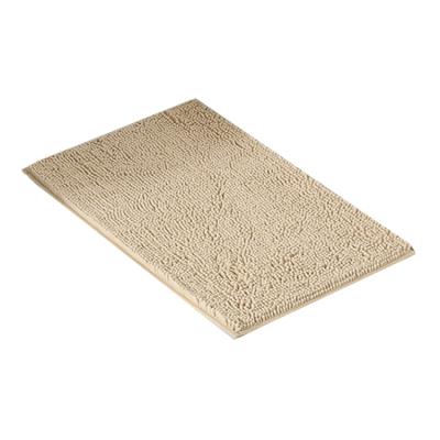 China Sustainable Chenille Baby Tufted Custom Cotton Bath Cover Tpr Back Non To Slip 50*80 Warm Bathroom Mat For Bathroom for sale