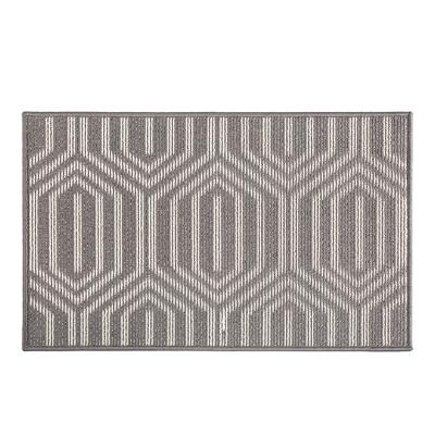 China Decoration Micro Washable Beige Home Entrance Comfortable Fiber Indoor Door Mat for sale