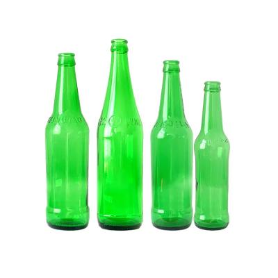 China High qiality /factory price customize beer bottle 650ml 330ml 1000ml green glass bottle gree glass for sale