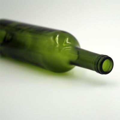 China Dark green empty glass /factory price 750ml high qiality price olive oil favor bottle for sale