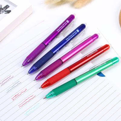 China Normal Cute Pens Custom Color Rub Gel Ink Set Water Erasable Ballpoint Pen for sale