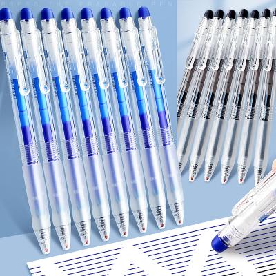 China Manufacturer Promotional School Students Normal Water Cloth Writing Pen 0.5mm Heat Rubbing Erasable Gel Pen for sale