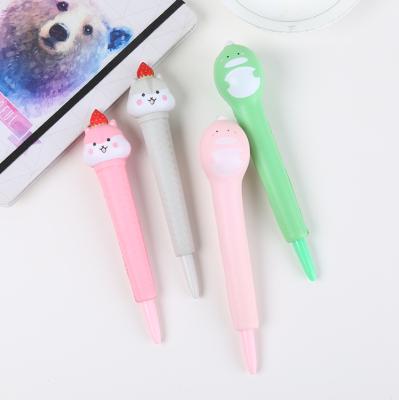 China Lovely and lovely kawaii perfume decompression pen normal slow rebound 0.5mm gel gel pen for kids girls birthday gifts for sale