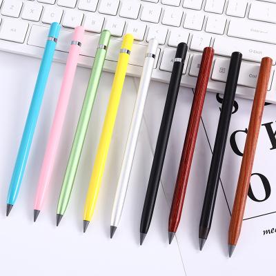 China Office & High Quality Customized Colored Eternal School Pencil Round Head Without Sharpening Office Pencil Metal Pen for sale