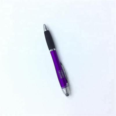 China Promotional Pen 3 in 1 Hot Market Office School Pen LED Pen Creative Laser Logo Plastic Pen With Led Light New for sale