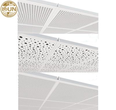 China Popular Interior Decoration Perforated Ceilings Cheap Prices Aluminum Ceiling Tiles Leveling System for sale