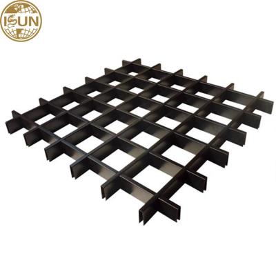 China Integrated Ceilings Metal Building Materials Suspended Open Cell Aluminum Ceiling Grid for sale