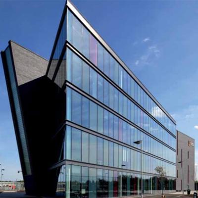 China Foshan Isun Environmentally Friendly Aluminum Glass Facade Exterior Wall Cladding Curtain Wall Unitized System for sale