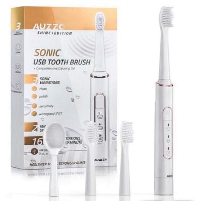 China Levitation Motor Auzzo USB Rechargeable Magnetic Fast Charging Automatic Vibration Adult Rechargeable Sonic Toothbrush Premium Electric Toothbrush for sale