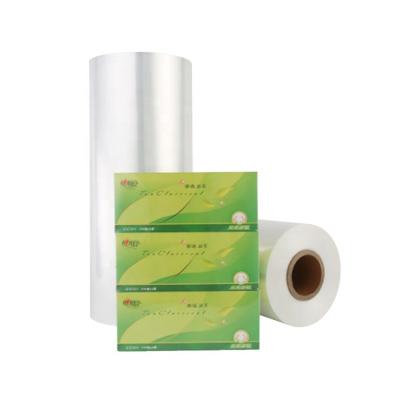 China Plastic Moisture Proof Hot Shrink Heat POF Film 20 Micron POF Cosmetic Shrink Film For Gift Box for sale