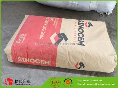 China Fast Hardening Construction Gray Portland 42.5 Cement Price for sale