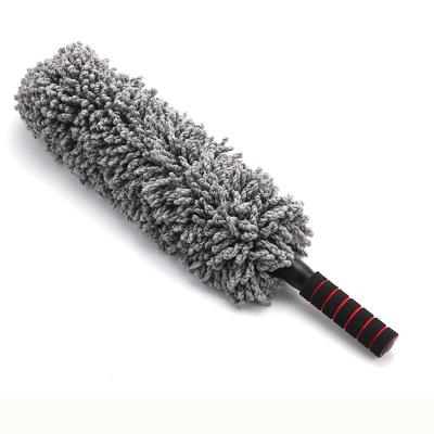 China Extendable Car Wash Brush With Handle Microfiber Car Cleaning Kit Brush Duster Scratch Free Max Length 79cm for sale