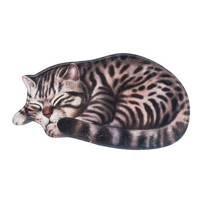 China Cat 3D Non-slip Mat Non-slip Thickened Anti-slip Mat Bathroom Toilet Bedside Blanket Absorbent Living Room for sale