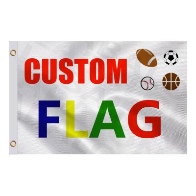 China 3x5 custom made flag, polyester all custom nfl flag, Logo Any Colors Banner 3x5 custom 5x3 flag for sale