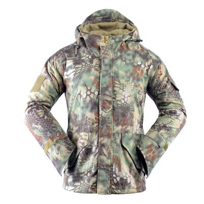 China Sustainable Tactical Waterproof Windproof Military Fleece Jacket For Men for sale