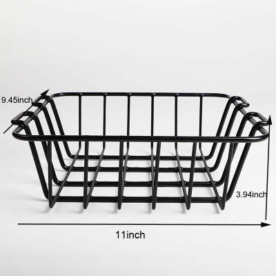 China Sustainable Wholesale Customized Metal Basket For Vegetable Fridge Food Storage for sale