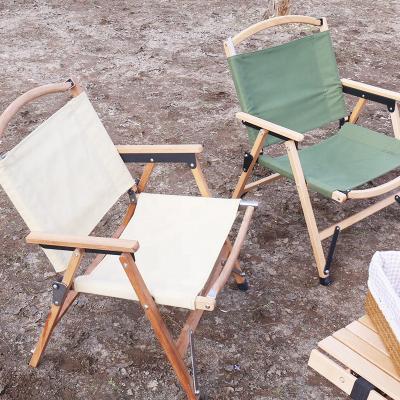 China High Quality Primary Beach Furniture Beech Kermit Chair Simple Folding Garden Leisure Wooden Beach Chair for sale