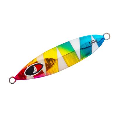 China Metal Lead Saltwater Fishing Lure Metal Jig 40g 60g 80g 100g Slow Lure for sale