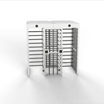 China Barrier Rotating Stainless Steel Full Height Turnstile Gate With Rfid Reader for sale