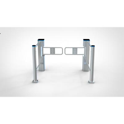 China Barrier Technology Manufacturing Pedestrian Barrier Design High End Slim Swing Gate for sale