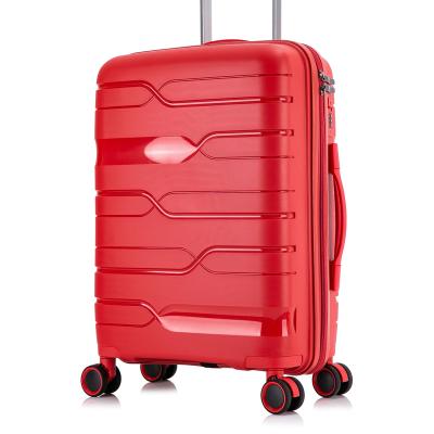 China High Quality Made China Top Quality 20 24 28 Inch PP Spinner Luggage Set On Wheels 2021 for sale