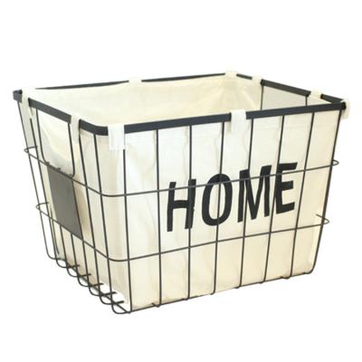 China Hot Selling Simple Fashion Viable Many Occasions To Use Food Cosmetics Books Clothing Storage Basket Storage Basket for sale