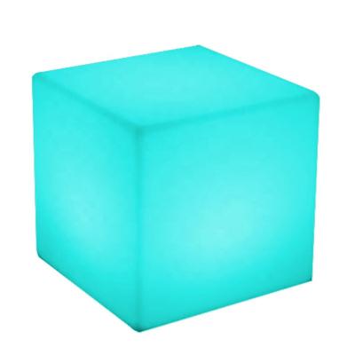 China EUROPEAN Waterproof Rechargeable RGB LED Light Cube Chair For For Bar Home Decor Lighting With Remote Control for sale