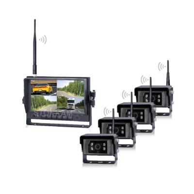 China STONKAM 7inch 2.4GHz Digital Waterproof Truck Wireless Monitor with Side View Camera Wireless System for sale