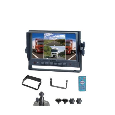 China Multi-language support 7 inch hd rear view split-view monitor reversing assist monitor with multiple camera inputs available for sale