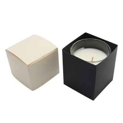 China Factory Price Recyclable Cheap Custom Luxury White Made Candles Boxes Packaging for sale