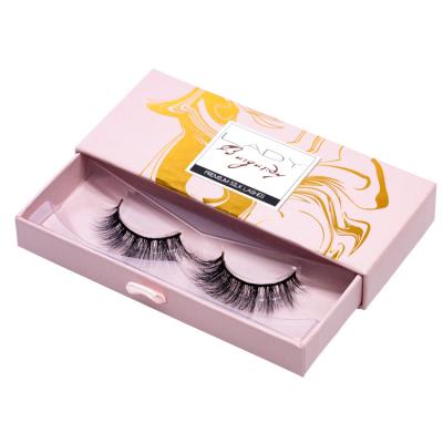 China Natural Customized Long Bag Packaging Custom Eyelash Square Box Packaging for sale