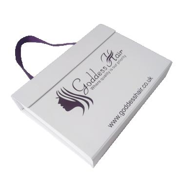 China Recyclable Custom Hair Extension Packaging Boxes for sale