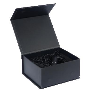 China Recycled Materials Cardboard Paper Rigid Packaging Custom Logo Wig Box Drawer With Satin for sale