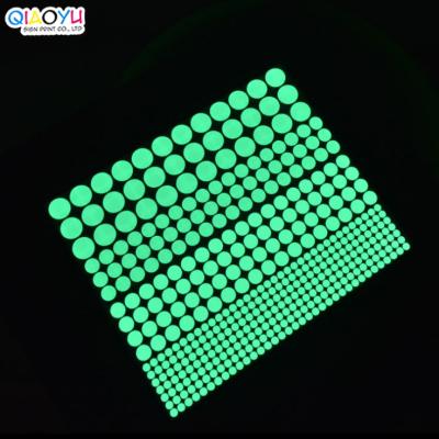 China Wholesale WALL STICKER Around Dots Luminous Vinyl Sticker Decal for Kids Room Decoration for sale