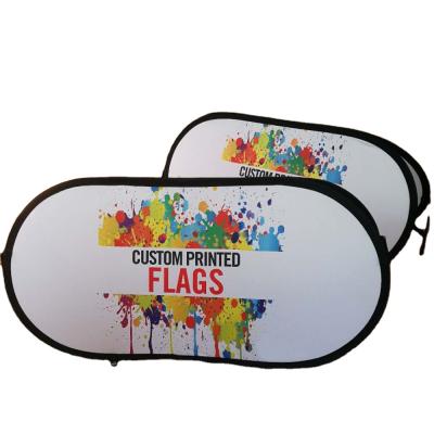 China 260g Polyester Custom Logo Printing Horizontal Pop Up A Banner For Outdoor Even Advertising for sale