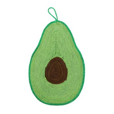 China Relipet Natural Sisal Rope Stocked Wall Mounted Panel and Low Avocado Cat Scratching Stable Heavy Rug Mat Pad for sale