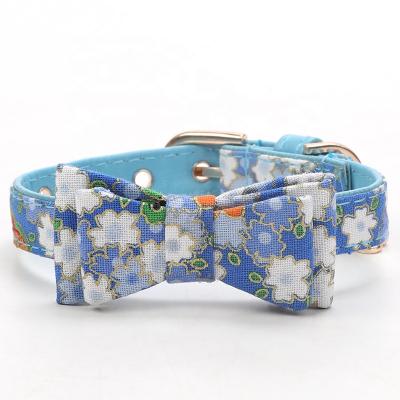 China Wholesale Viable Printed Pet Cat Collar Bow Knot Adjustable Japanese Style Cat Collar from Relipet for sale