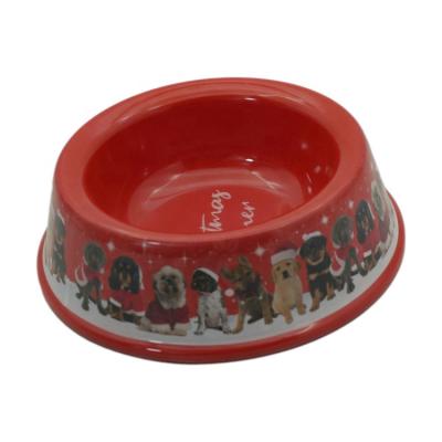 China Relipet RL-BPD008 New Viable Conductive Bamboo Fiber Pet Bowl Custom Environmental Protection Dog Bowl for sale