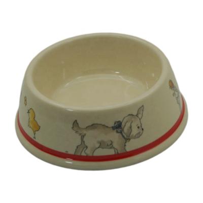 China Relipet RL-BPD009 Environmentally Friendly Cat Dog Food Feeder Basin Pet Supplies Sustainable Fiber Bamboo Bowl Feeding For Pets for sale