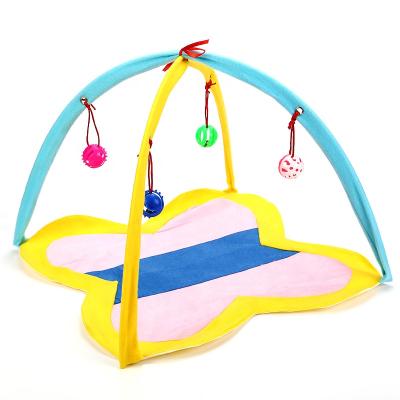 China Relipet Viable Plush Style Pet Tent Portable Cat Bed Portable Cat Teepee Bed Foldable Pet Room For Cat Pet for sale