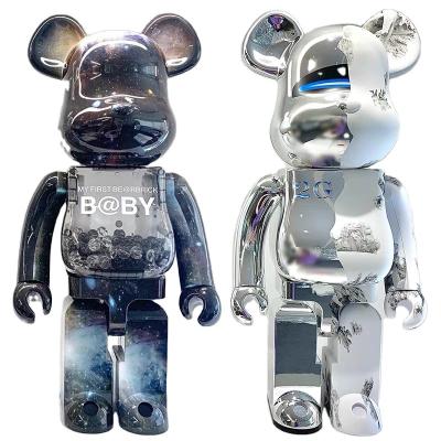 China Worlwide 400%700% 1000% Bearbrick Toys Bearbrick White And Black Bearbrick Bear Stock Number Toys for sale