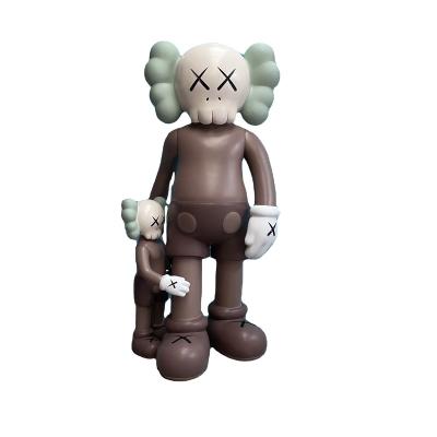 China Other Cartoon Kaw Resin Statue Life Size Bearbrick Kaw Sculpture For Decoration for sale