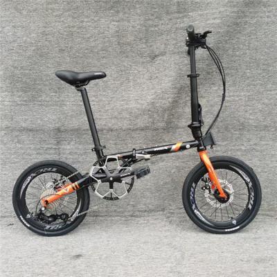 China 20 Inch Folding Bike Shock Absorption Variable Steel Gears Bike Quick Release Aluminum Alloy Supporting Portable Cr-Mo Hub Frame for sale