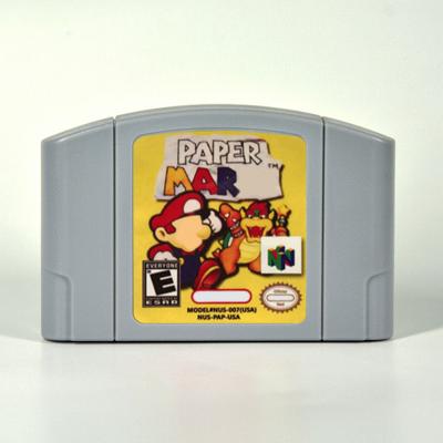 China ABS USA Ntsc Version 16 Bit N64 Video Game Cartridge For N64 Game Console - Paper for sale