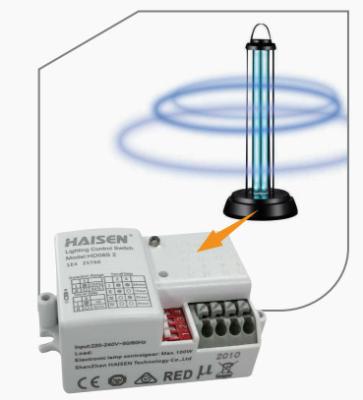 China Decke angebrachter Sensor AN/AUS--Fuction des UV-Licht-220-240VAC zu verkaufen