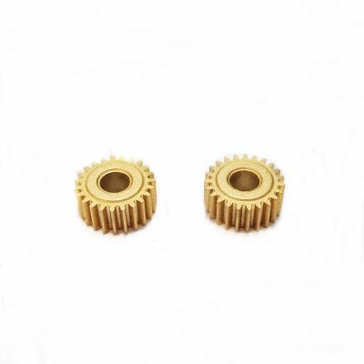 China Small Home Appliances High Performance Powder Metallurgy Tubular Motor Adjusting Gear, Copper And Iron Material Processing for sale