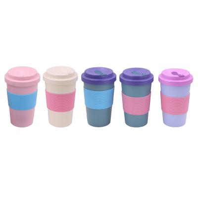 China Recycled Materials Customized Cornstarch Water Degradable Travel Insulated Biodegradable Coffee Mugs for sale