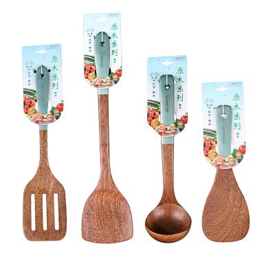 China Sustainable Wholesale Eco Friendly 100% Biodegradable Adult Portable Spoon And Fork Cutlery Set Custom Wooden Tableware Set for sale