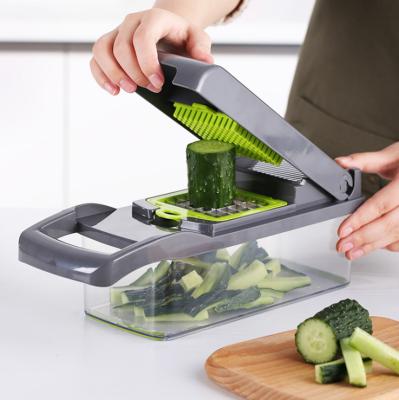 China Best Viable Kitchen Portable Multifunctional Vegetable Cutter Manual Vegetable Cutter Slicer for sale