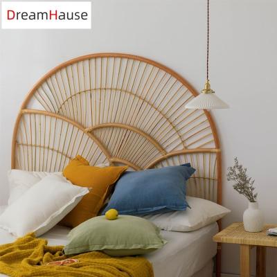 China Dreamhause Indonesia Nordic Southwest Rattan Morocco Southeast Asia Style Bedside Hotel Bed Room Furniture French Designer Head Of Bed for sale